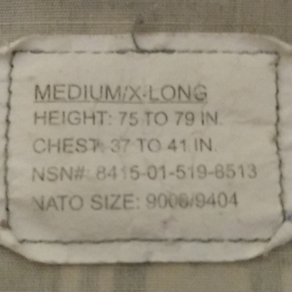 ARMY CAMO MED/LONG SHIRT - Picture 6 of 7